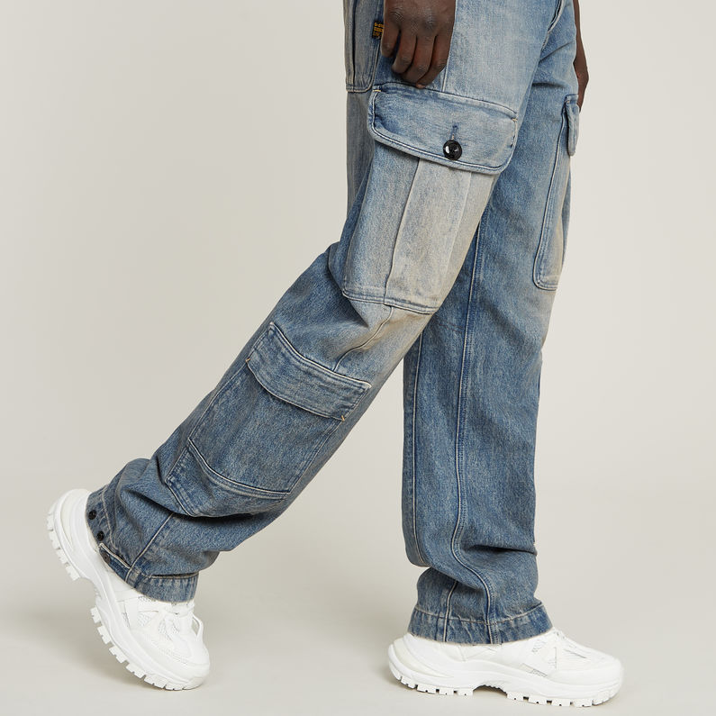 G-STAR Outlet Jeans Bend Cargo Loose Azul claro