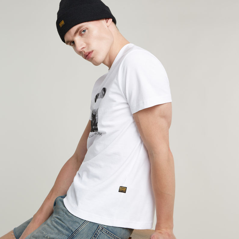 G-STAR Outlet New York T-Shirt White