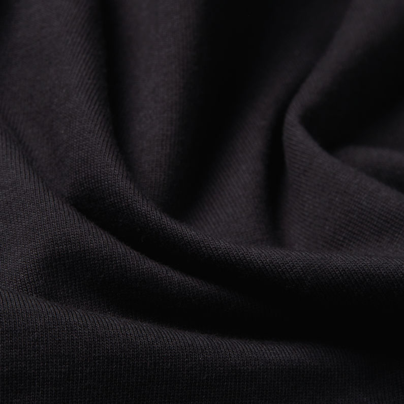 G-STAR Outlet Camiseta Barcode Back Graphic Loose Negro