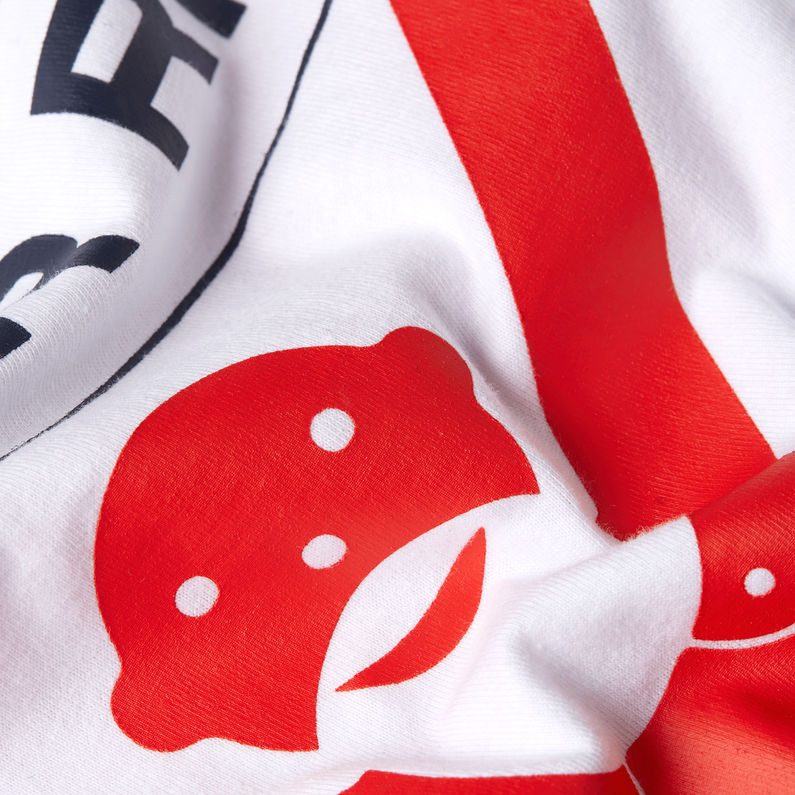 G-STAR Outlet Camiseta Unisex WVB Boxy Blanco