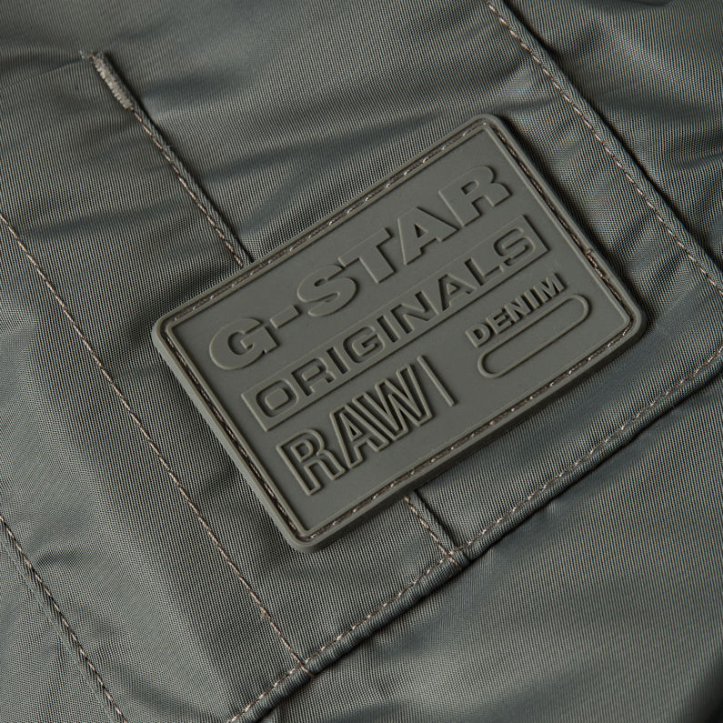 G-STAR Outlet Lightweight Padded Bomber Jacket Grey