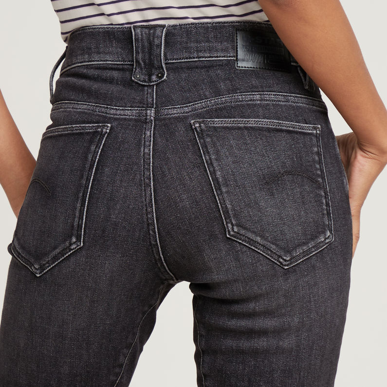G-STAR Outlet Ace 2.0 Biker Slim Straight Jeans Grey