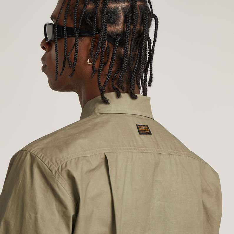 G-STAR Outlet Anorak Relaxed Shirt Green