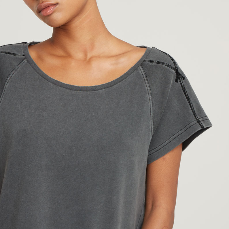 G-STAR Outlet Overdyed Constructed Top Black