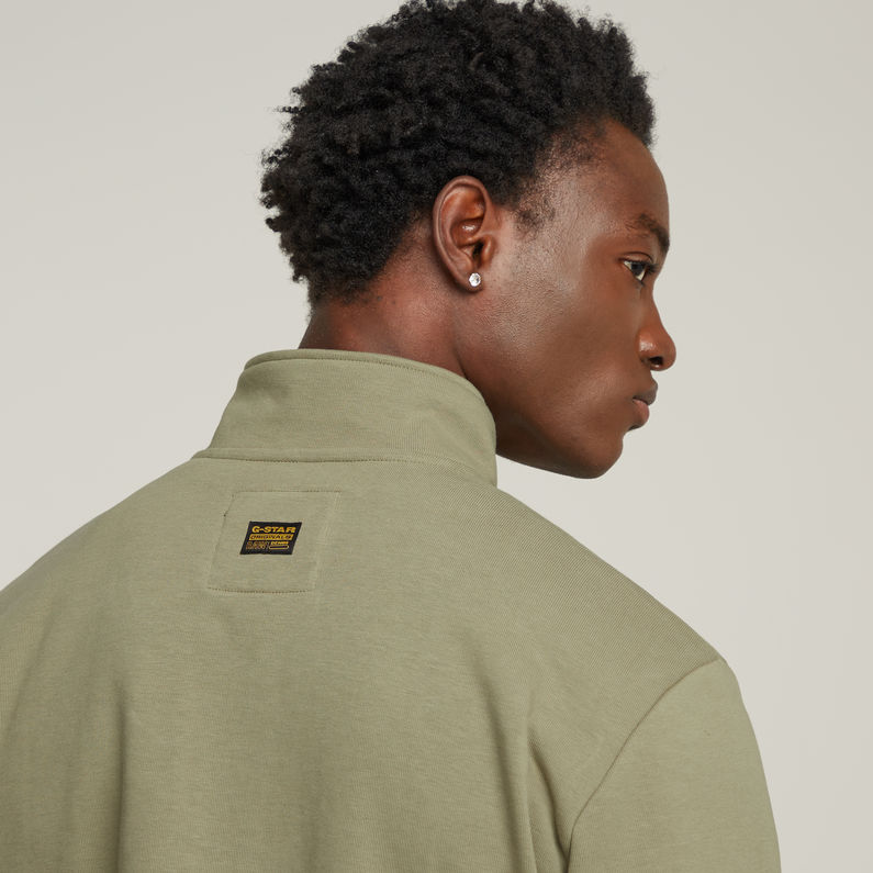 G-STAR Outlet Nifous Half Zip Sweater Green