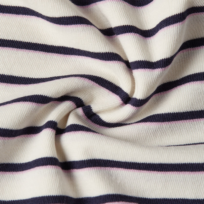 G-STAR Outlet Top Stripe Eyben Slim V-Neck 2.0 Multi color