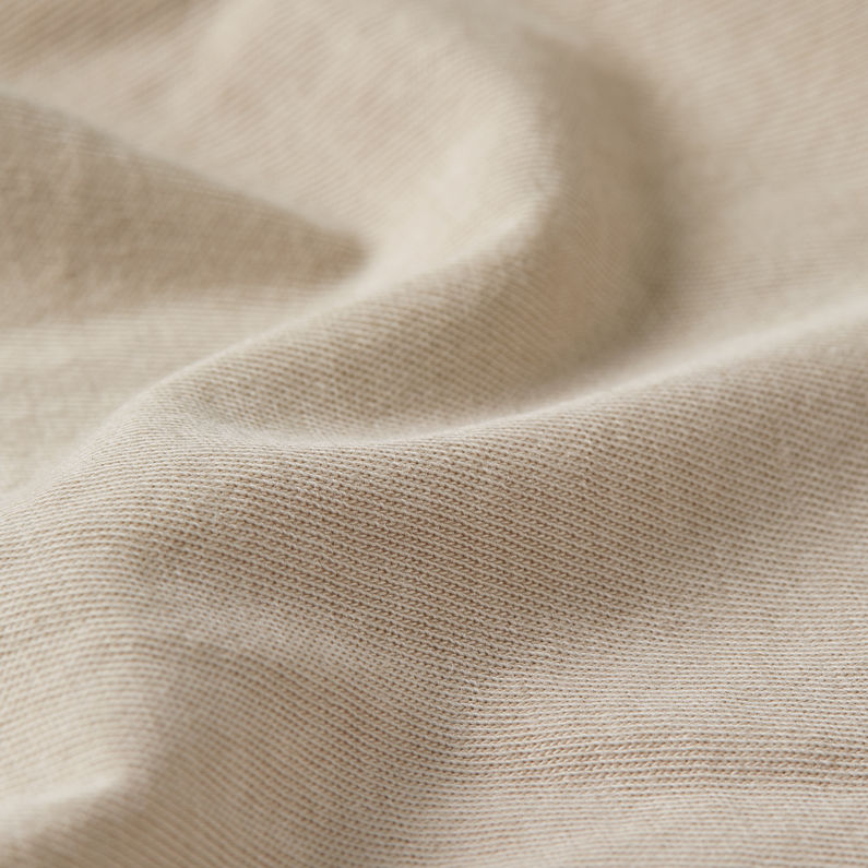 G-STAR Outlet Overdyed Front Seam Top Beige