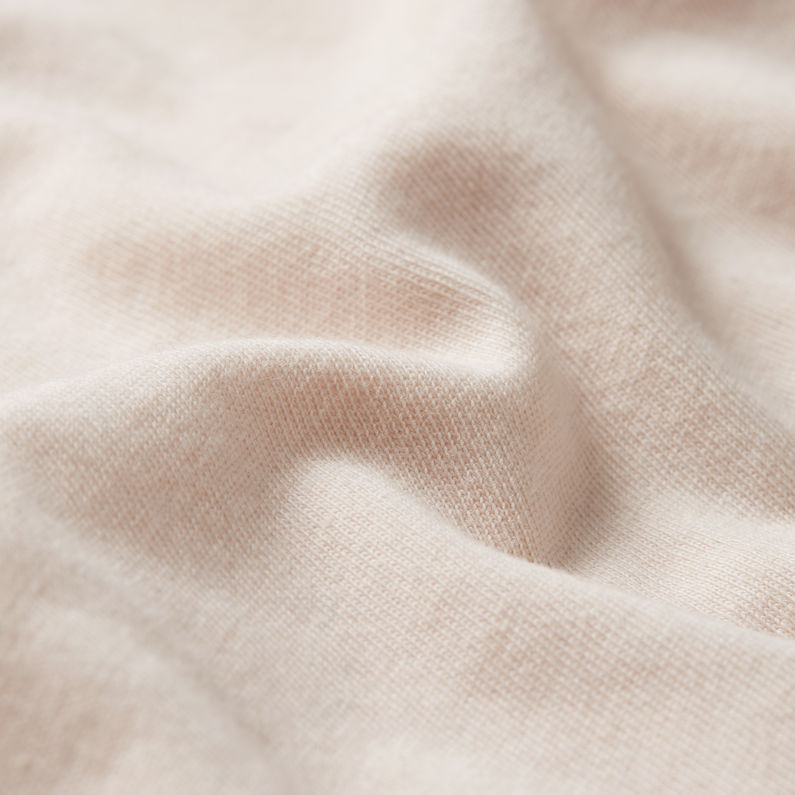 G-STAR Outlet Overdyed Eyben Slim V-Neck Top 2.0 Pink