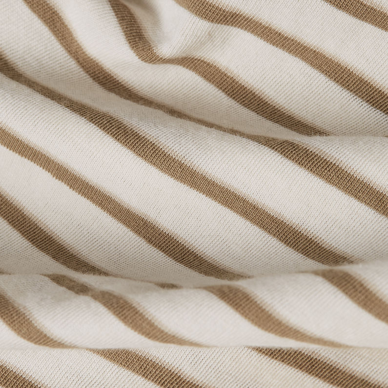 G-STAR Outlet Stripe Eyben Slim V-Neck Top 2.0 Multi color