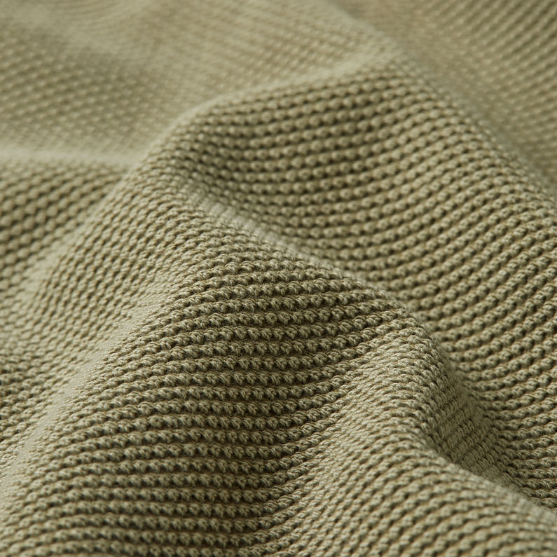 G-STAR Outlet Overdyed Half Zip Tweeter Green