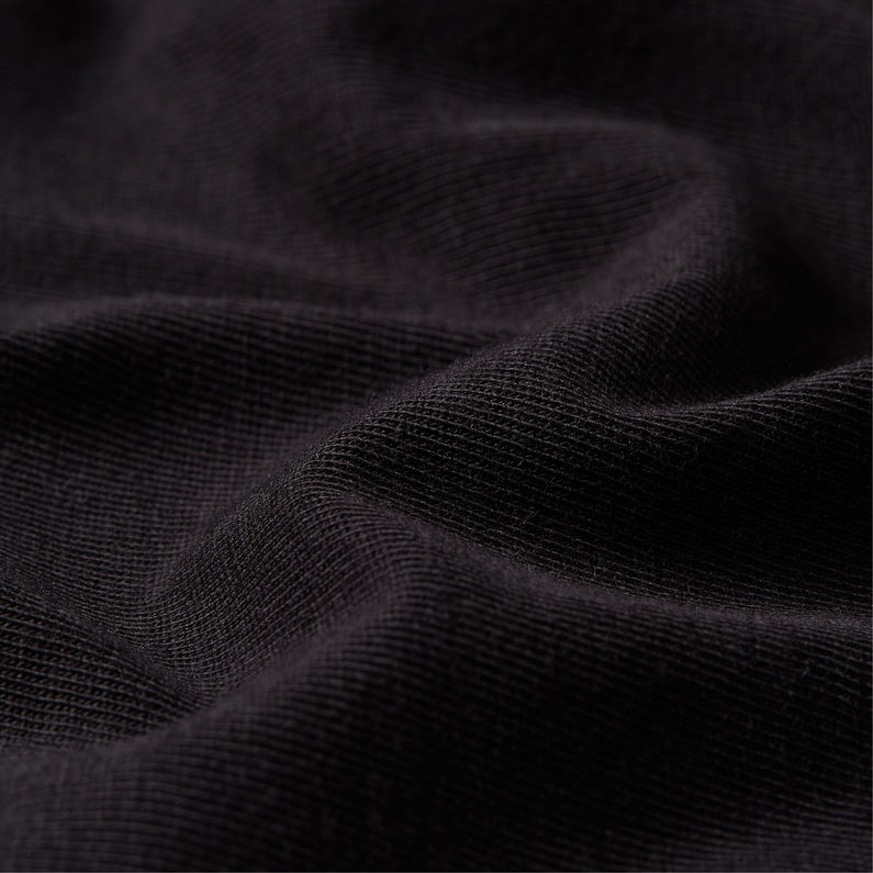 G-STAR Outlet Horizontal Seam Loose Top Black