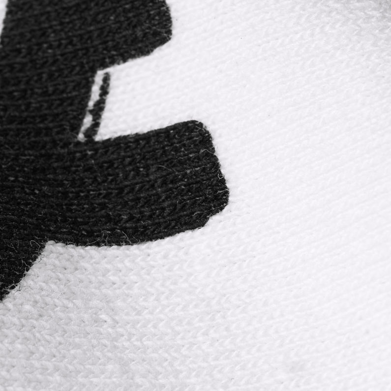 G-STAR Outlet Top Cropped Logo Relaxed Blanco