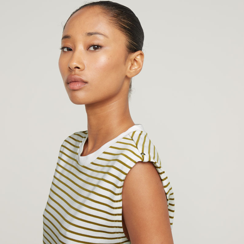 G-STAR Outlet Stripe Boxy Top Multi color