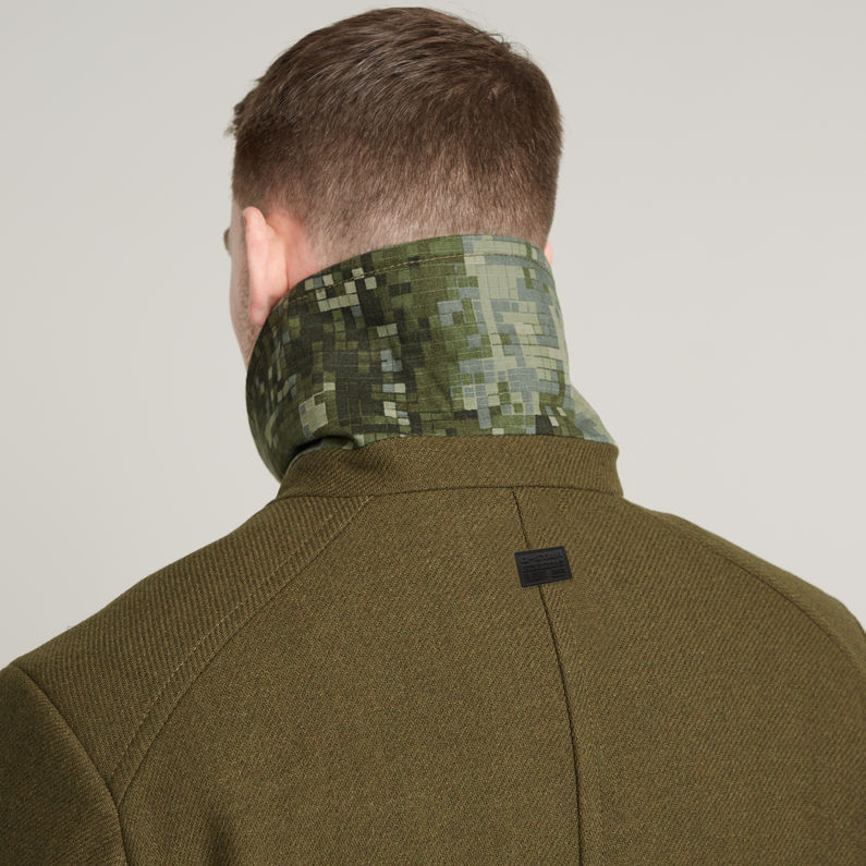 G-STAR Outlet Wool Peacoat Green