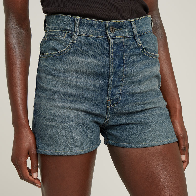 G-STAR Outlet Shorts Tedie Ultra High Azul intermedio