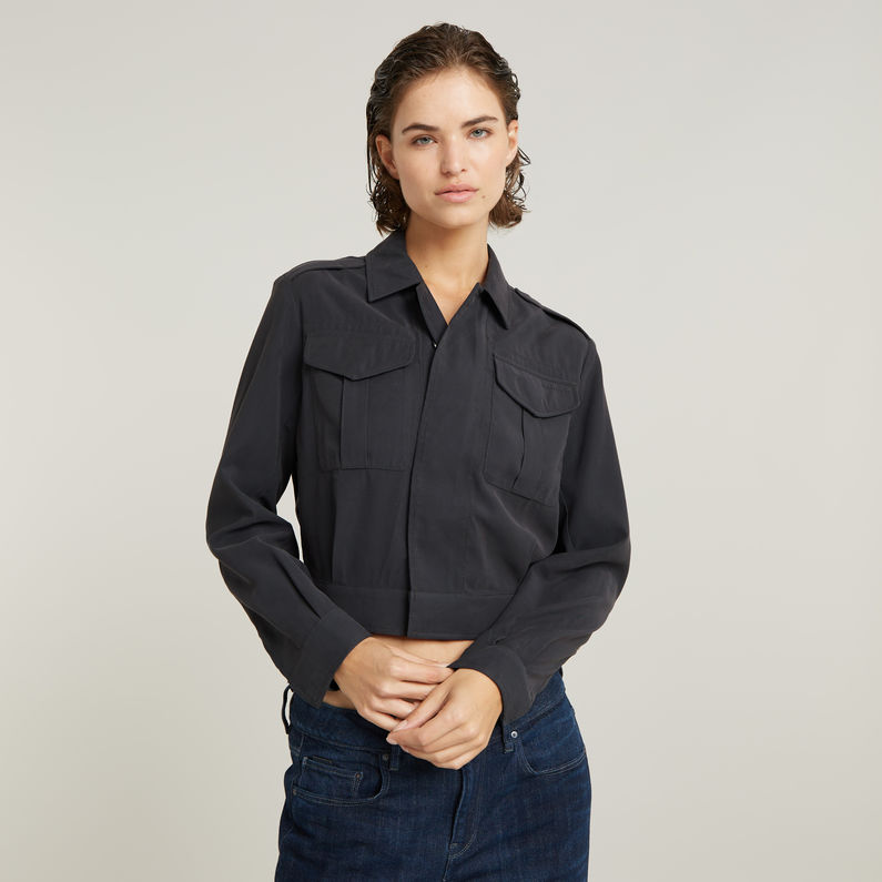 G-STAR Outlet Officer Short Jacket Grey