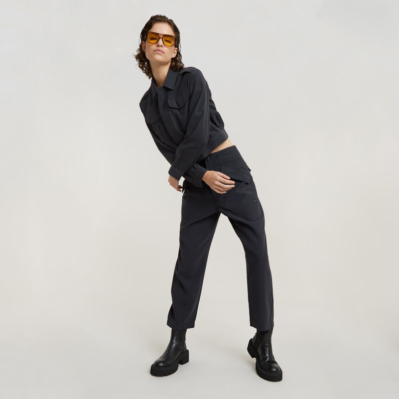 G-STAR Outlet Pilot Cropped Pants Grey