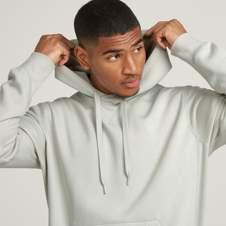 G-STAR Outlet Premium Core Hooded Sweater Grey