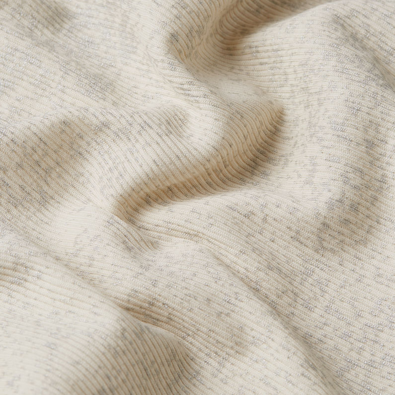 G-STAR Outlet Coated Slim Rib Mock Top Multi color