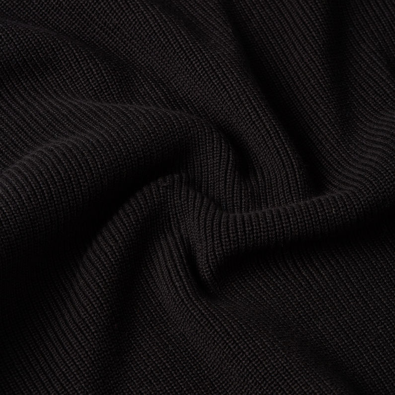 G-STAR Outlet Detailed Knitted Sweater Black