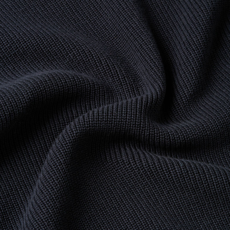 G-STAR Outlet Jersey Detailed Knitted Azul oscuro