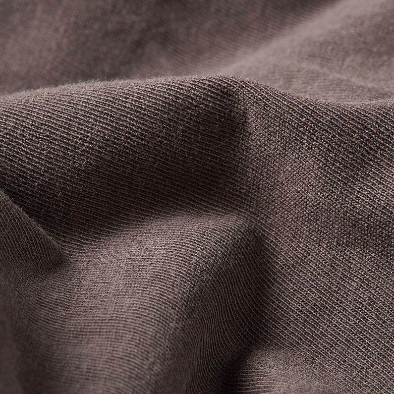 G-STAR Outlet Text Back Graphic Overdyed Lash T-Shirt Brown