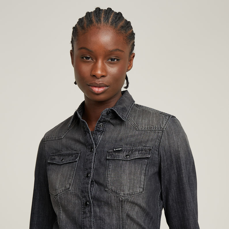 G-STAR Outlet 3301 Denim Shirt Black