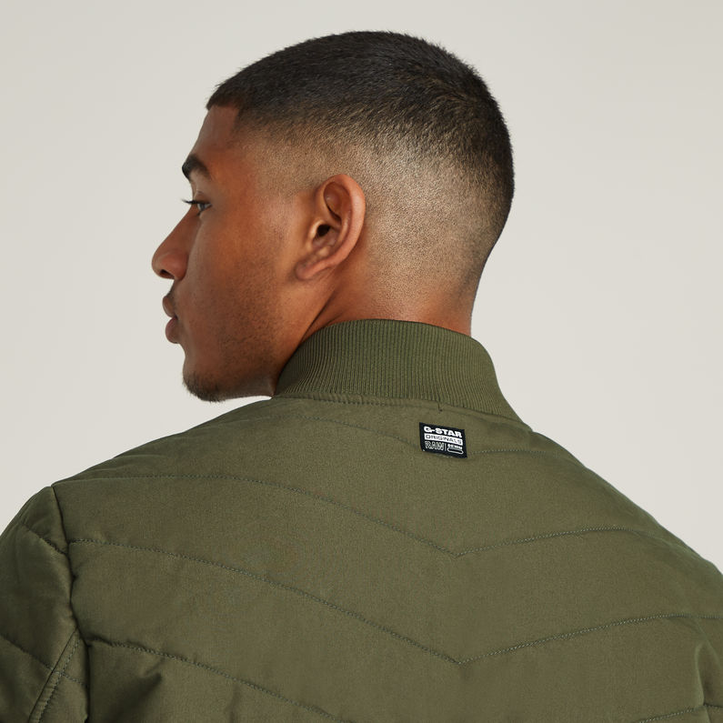 G-STAR Outlet Padded Bomber Jacket Green