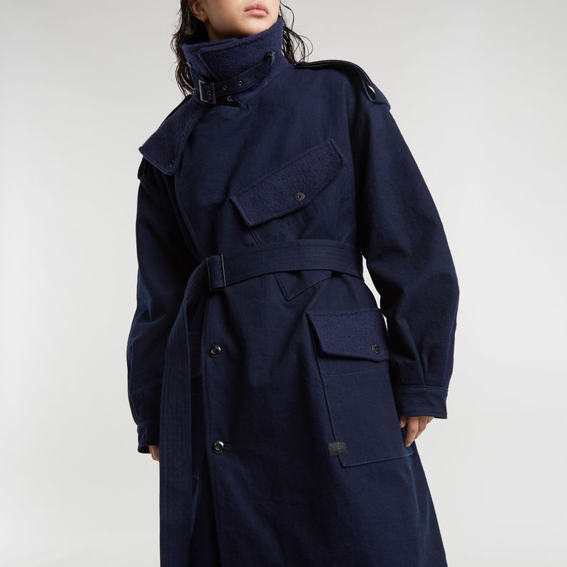 G-STAR Outlet Abrigo Unisex GSRR Maxi Azul oscuro