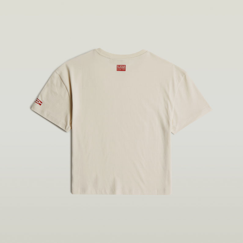 G-STAR Outlet Girls Top Loose Crop Beige