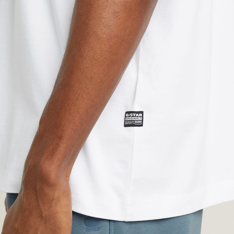 G-STAR Outlet Mask Graphic Boxy T-Shirt White