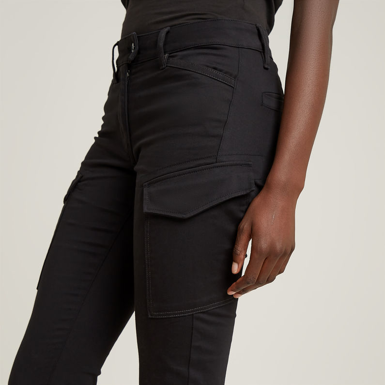 G-STAR Outlet Blossite G-Shape Army High Skinny Pants Black