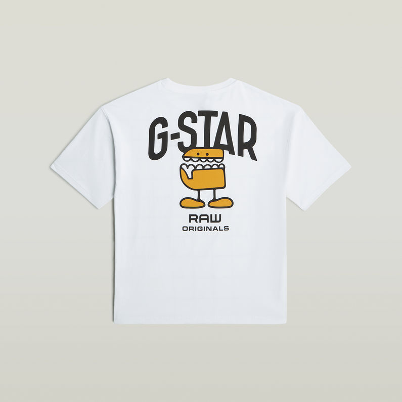 G-STAR Outlet Camiseta Loose Comic para Niños Blanco
