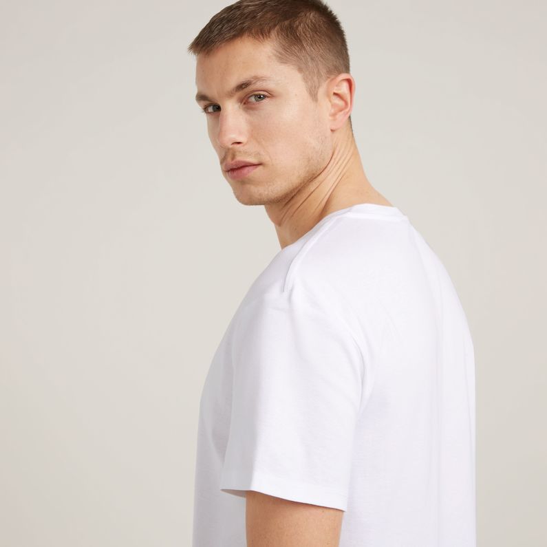 G-STAR Outlet Base V T-Shirt 2-Pack White