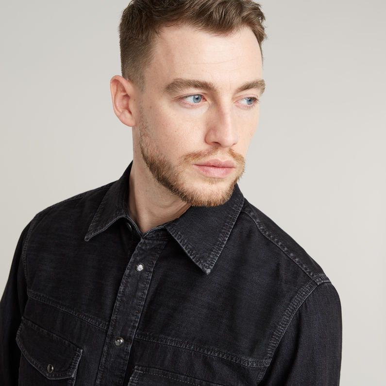 G-STAR Outlet Dakota Slim Denim Shirt Black