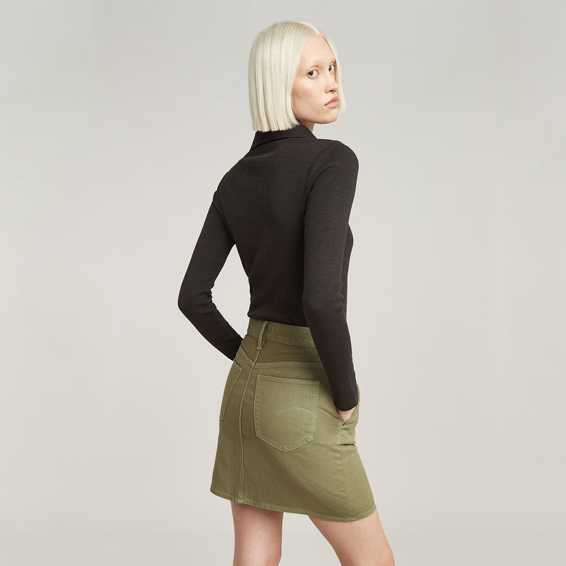 G-STAR Outlet Falda Viktoria Short Chino Verde