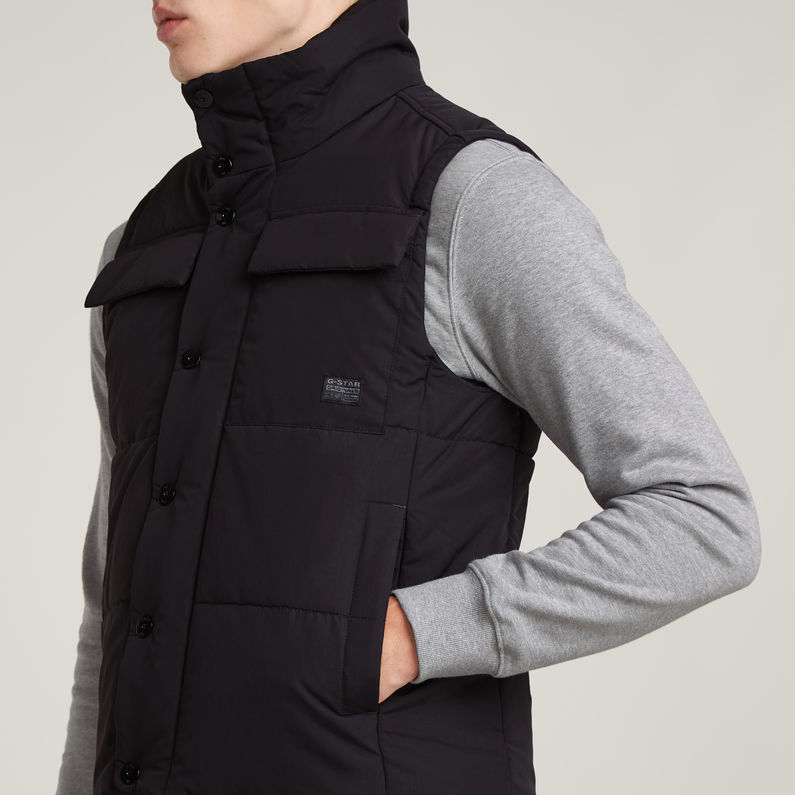 G-STAR Outlet Foundation Padded Vest Black