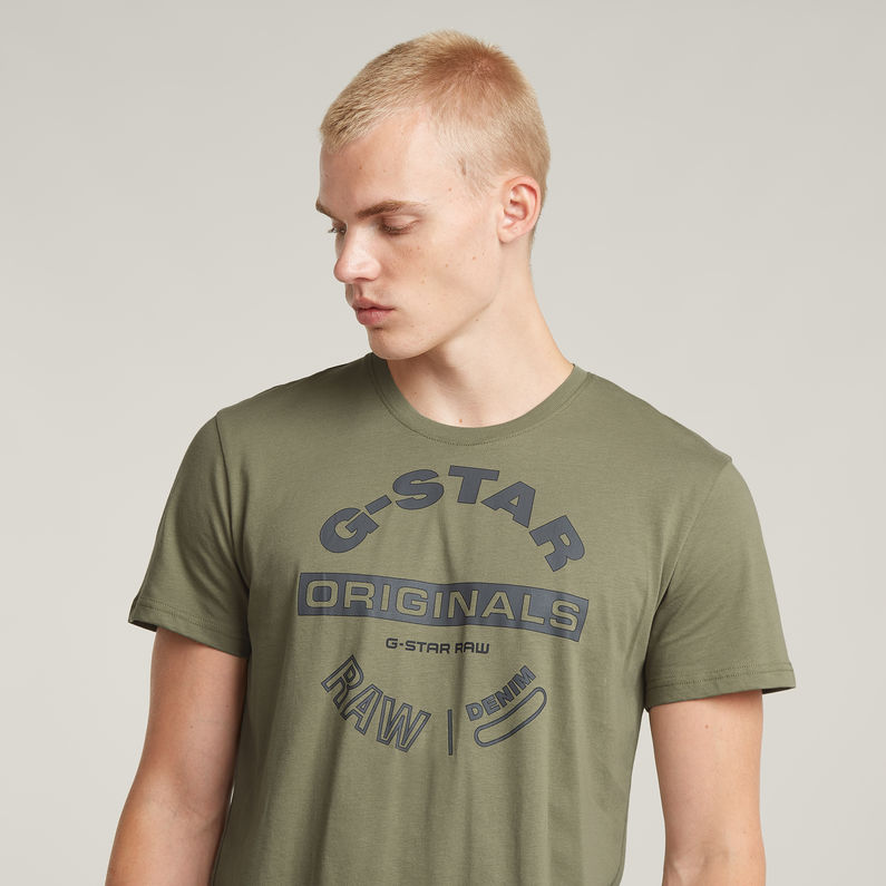 G-STAR Outlet Originals Logo T-Shirt Green