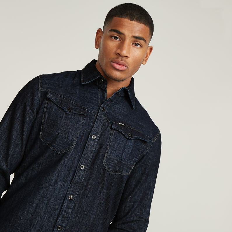 G-STAR Outlet Arc 3D Slim Shirt Dark blue