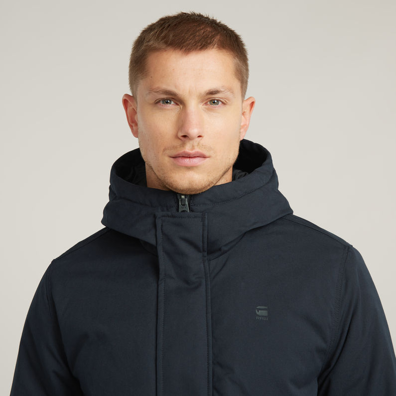 G-STAR Outlet Everyday Hooded Parka Dark blue