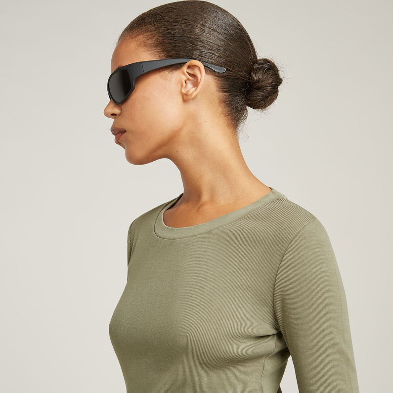 G-STAR Outlet Overdyed Slim Top Green