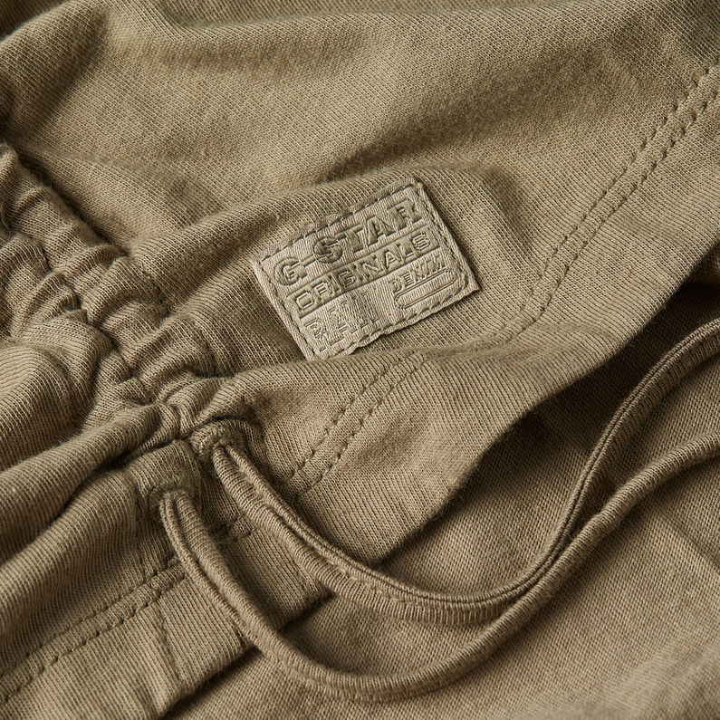 G-STAR Outlet Adjustable Tucked Sleeve Top Green