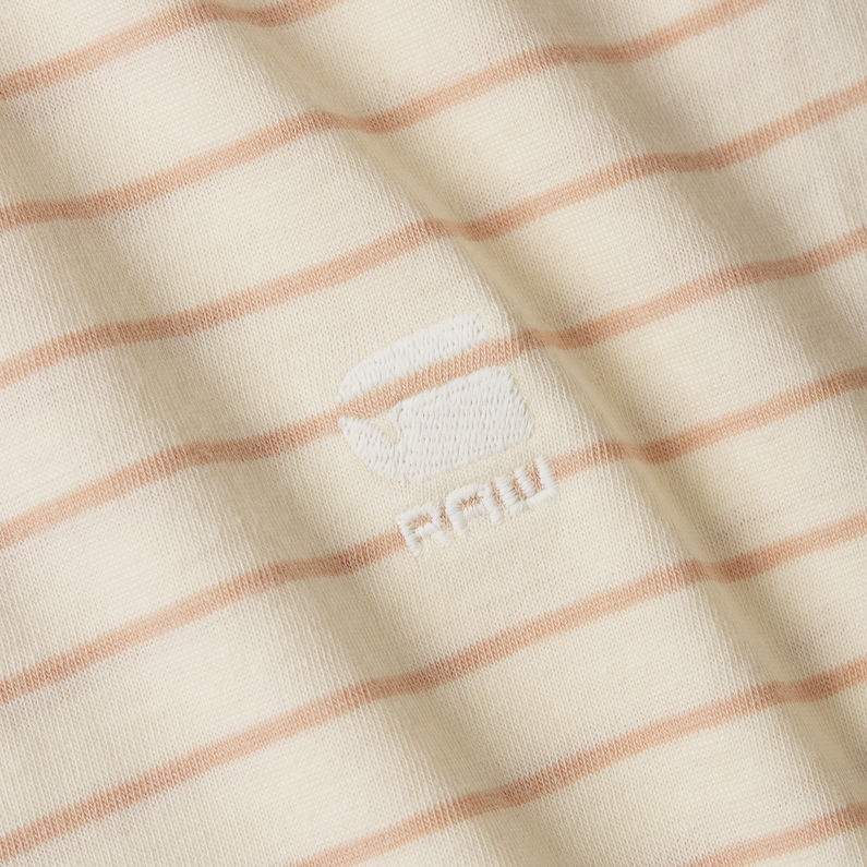 G-STAR Outlet Stripe Eyben Slim V-Neck Top 2.0 Multi color