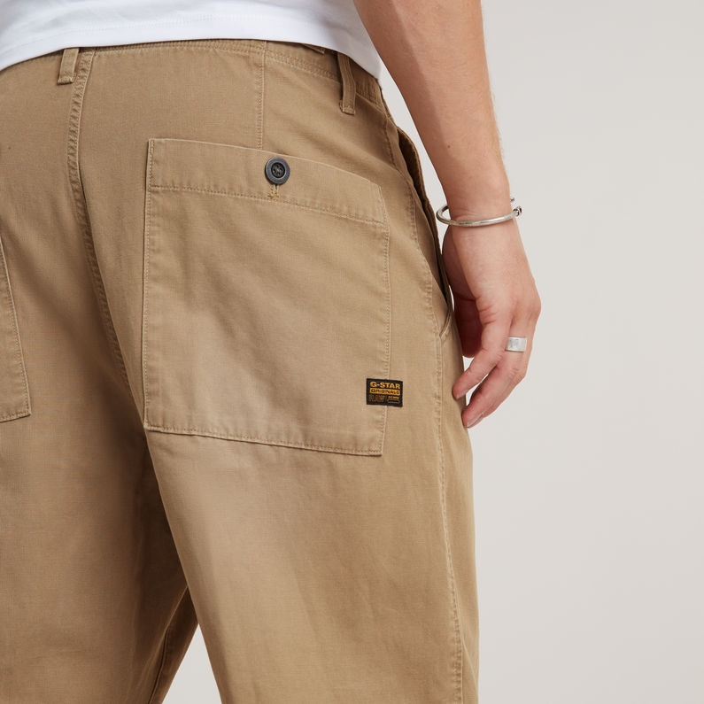 G-STAR Outlet Pleated Chino Relaxed Beige