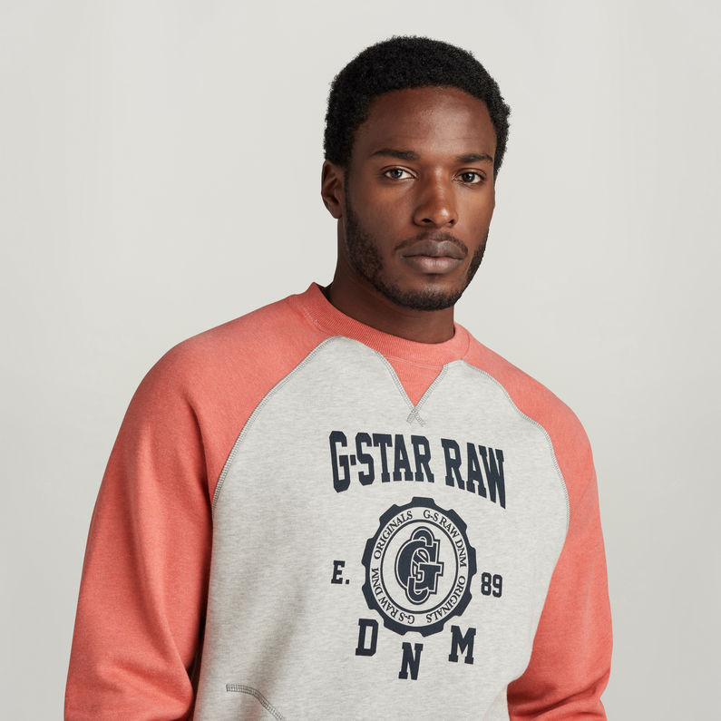 G-STAR Outlet Collegic Raglan Loose Sweater Multi color