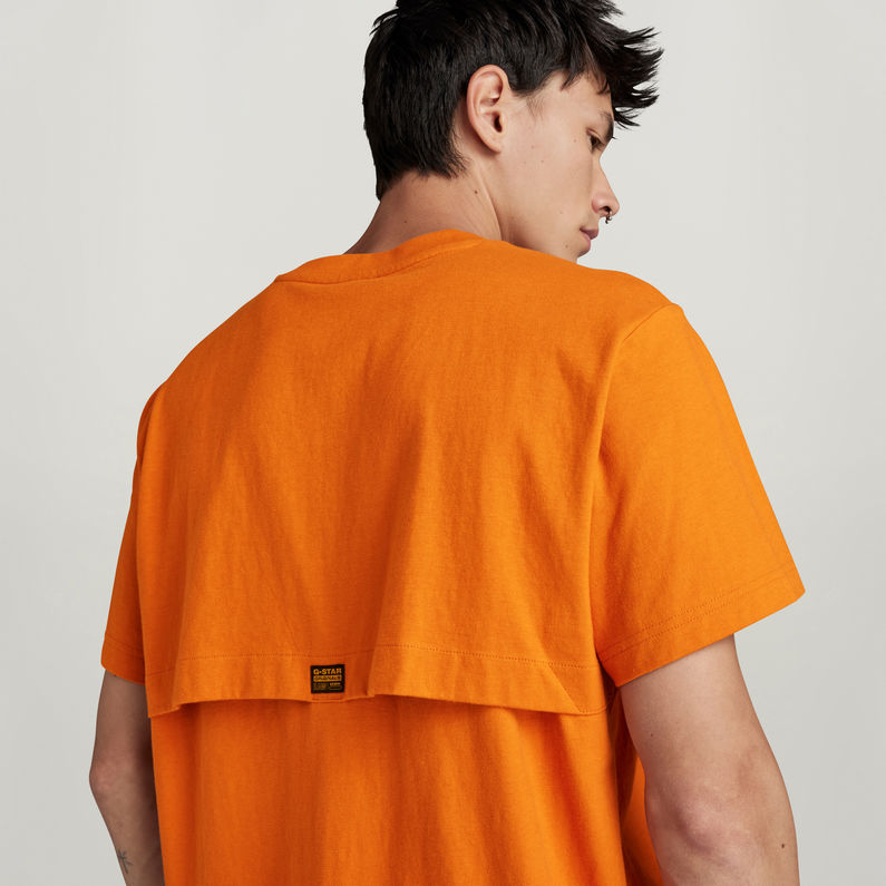 G-STAR Outlet Camiseta Air Flow Loose Naranja