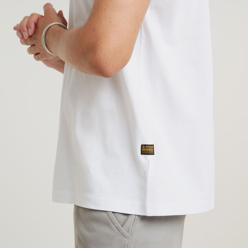 G-STAR Outlet Camiseta Boxy Sleeveless Blanco