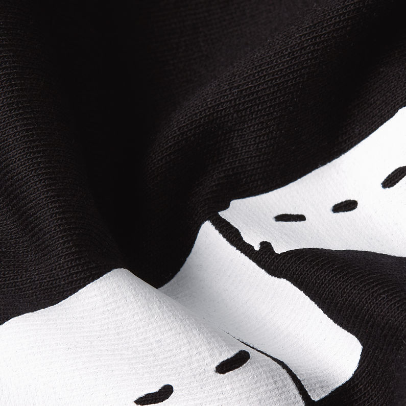 G-STAR Outlet Raw Denim Illustration T-Shirt Black