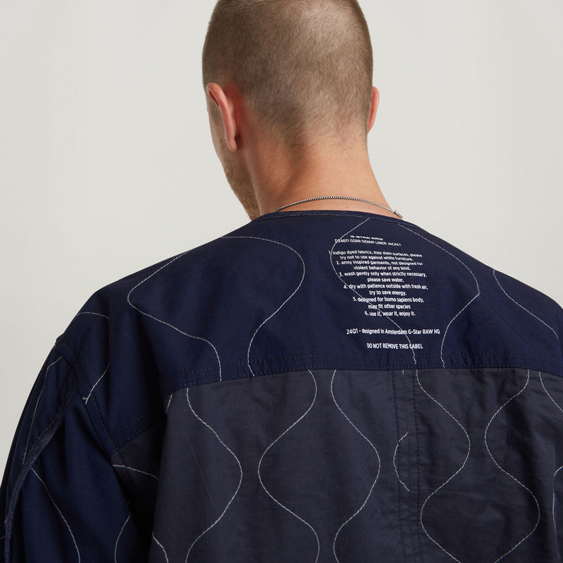 G-STAR Outlet GSRR Denim Liner Jacket Dark blue