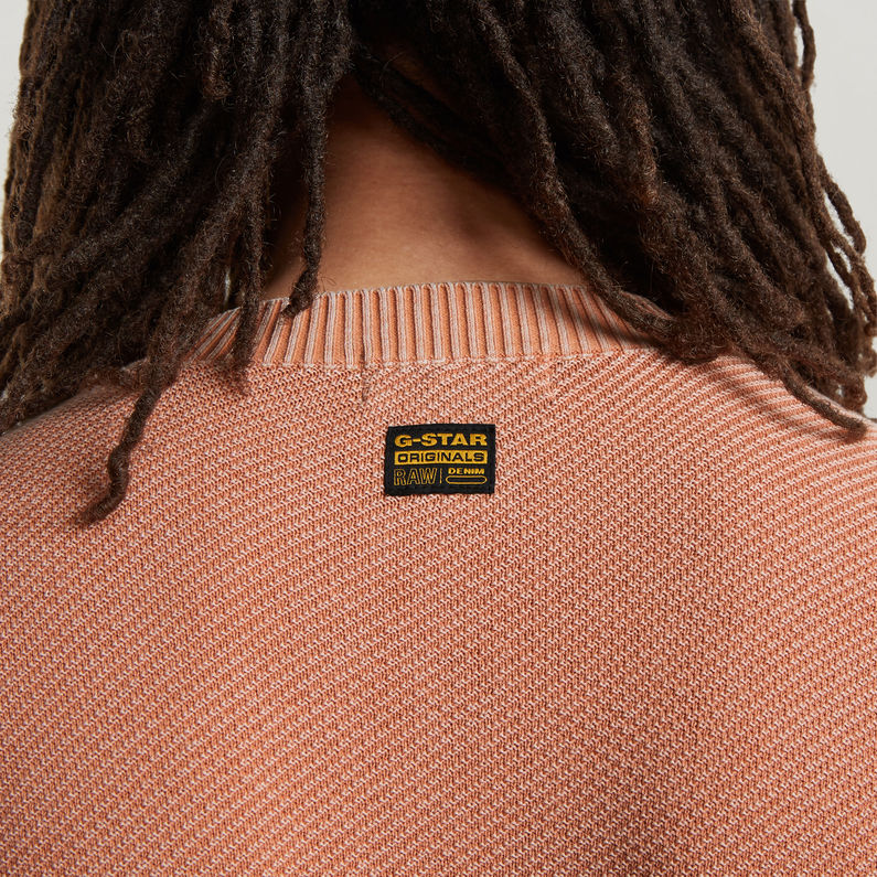 G-STAR Outlet Moss Knitted Sweater Pink